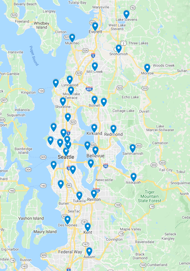 give-us-a-call-map Seattle service area map